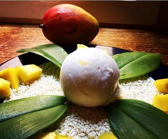 Product: Thai Coconut Mango Sticky Rice - San Francisco's Hometown Creamery in Inner Sunset - San Francisco, CA Dessert Restaurants