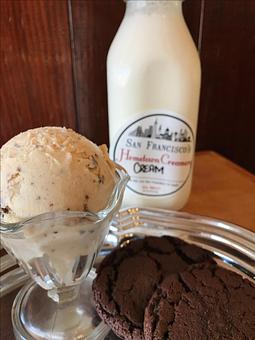 Product: Double Chocolate Cookies & Cream Ice Cream - San Francisco's Hometown Creamery in Inner Sunset - San Francisco, CA Dessert Restaurants