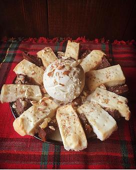 Product: Banana ice cream w/ homemade Scottish shortbread + homemade English toffee - San Francisco's Hometown Creamery in Inner Sunset - San Francisco, CA Dessert Restaurants