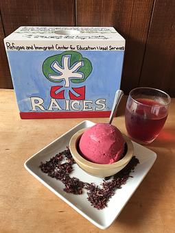 Product: Hibiscus Sorbet - San Francisco's Hometown Creamery in Inner Sunset - San Francisco, CA Dessert Restaurants