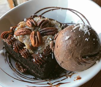 Product: Chocolate +Custard +Pecan+Coconut frosting= Great Ice Cream! - San Francisco's Hometown Creamery in Inner Sunset - San Francisco, CA Dessert Restaurants