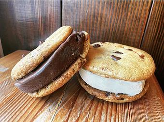 Product: Any current flavor sandwiched between two homemade cookies! - San Francisco's Hometown Creamery in Inner Sunset - San Francisco, CA Dessert Restaurants