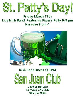 Product - San Juan Club in Fair Oaks, CA Bars & Grills