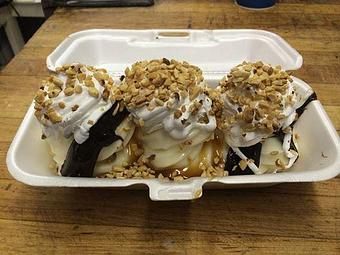 Product: Bring a friend or two and enjoy this tasty treat! - Sandi's Drive Inn in Richfield, UT Hamburger Restaurants