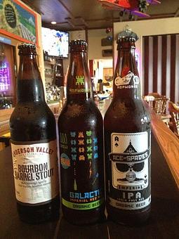 Product: Selection of 22oz bottles for sale or take away. - Saw Tooth Roadhouse in Hood River, OR American Restaurants