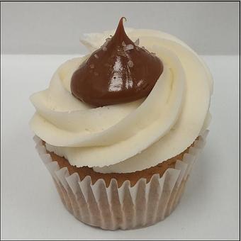 Product: Vanilla Salted Caramel - Saweet Cupcakes in San Antonio, TX Dessert Restaurants