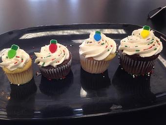 Product: Here are our 4 different size cupcake options! - Saweet Cupcakes in San Antonio, TX Dessert Restaurants