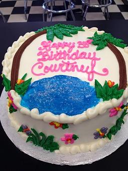 Product: A Tropical Cake to remind us that Summer is getting Closer! - Saweet Cupcakes in San Antonio, TX Dessert Restaurants
