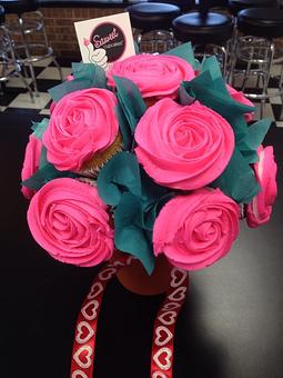 Product: Here is a Special dozen arrangement available in your choice of Standard cupcake flavors! - Saweet Cupcakes in San Antonio, TX Dessert Restaurants