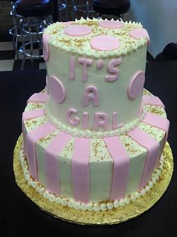 Product: Baby girl shower cake! - Saweet Cupcakes in San Antonio, TX Dessert Restaurants