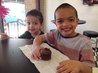 Product: Pretty cute guys here today! - Saweet Cupcakes in San Antonio, TX Dessert Restaurants