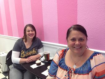Product: Sister's Celebrating Birthday's at Saweet! - Saweet Cupcakes in San Antonio, TX Dessert Restaurants