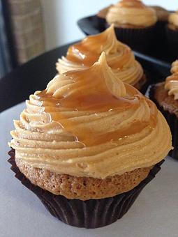 Product: Caramel Apple Cupcake - Saweet Cupcakes in San Antonio, TX Dessert Restaurants