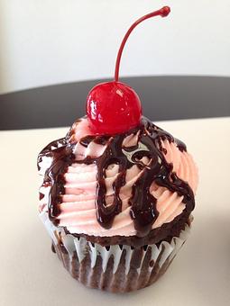 Product: Chocolate Cherry Bomb - Saweet Cupcakes in San Antonio, TX Dessert Restaurants