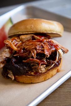 Product: Pulled Pork Sandwich - Scott's Kitchen in Kansas City, MO Barbecue Restaurants