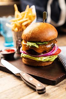 Product: Vegan Burger - Searsucker Las Vegas in Caesars Palace - Las Vegas, NV Restaurants/Food & Dining