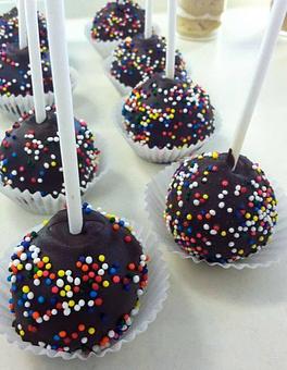 Product: Gluten Free Allergy Friendly Cakepops!  Call or go online today for your fresh baked Gluten Free Goodness! (714) 968-9169, www.SensitiveSweets.com - Sensitive Sweets Dedicated Gluten Free Bakery in Fountain Valley, CA - Fountain Valley, CA Bakeries