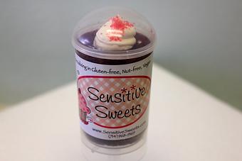 Product: Gluten Free Allergy Friendly Red Velvet Easy Cakes!  Call or go online today for your fresh baked Gluten Free Goodness! (714) 968-9169, www.SensitiveSweets.com - Sensitive Sweets Dedicated Gluten Free Bakery in Fountain Valley, CA - Fountain Valley, CA Bakeries