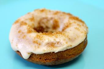 Product: Gluten Free Allergy Friendly Maple Glaze Donut!  Call or go online today for your fresh baked Gluten Free Goodness! (714) 968-9169, www.SensitiveSweets.com - Sensitive Sweets Dedicated Gluten Free Bakery in Fountain Valley, CA - Fountain Valley, CA Bakeries