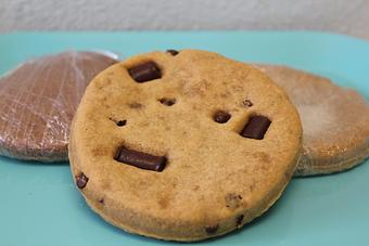 Product: Gluten Free Allergy Friendly Chocolate Chip Cookies!  Call or go online today for your fresh baked Gluten Free Goodness! (714) 968-9169, www.SensitiveSweets.com - Sensitive Sweets Dedicated Gluten Free Bakery in Fountain Valley, CA - Fountain Valley, CA Bakeries