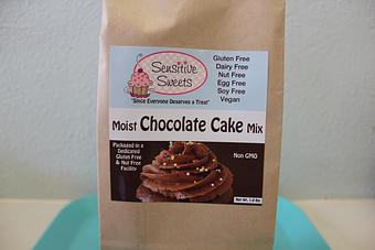 Product: Gluten Free Allergy Friendly Cake, Pancake and Waffle Mix!  Call or go online today for your fresh baked Gluten Free Goodness! (714) 968-9169, www.SensitiveSweets.com - Sensitive Sweets Dedicated Gluten Free Bakery in Fountain Valley, CA - Fountain Valley, CA Bakeries