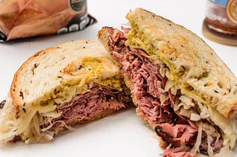 Product: Reuben & Rachel Combo - Shoreline Foods International Market & Deli in Pensacola, FL Delicatessen Restaurants