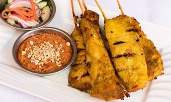 Product: Marinated in coconut milk with herbs and spices - Siam Queen Thai Bistro in Carlsbad, CA Thai Restaurants