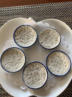 Product: A creamy, sweet Thai dessert made from rice flour, coconut milk and sugar - Siam Queen Thai Bistro in Carlsbad, CA Thai Restaurants