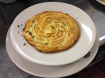 Product: Shepherd's Pie with crispy potato top - Sir Edmond Halley's in Myers Park - Charlotte, NC Hamburger Restaurants