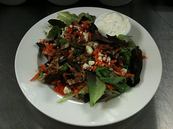 Product: Stilton Blue Cheese Salad - Sir Edmond Halley's in Myers Park - Charlotte, NC Hamburger Restaurants