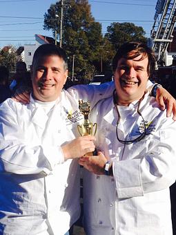 Product: 1st place for Svend's exorcist chili at the 2014 Dilworth/South End Chili Cook-Off - Sir Edmond Halley's in Myers Park - Charlotte, NC Hamburger Restaurants