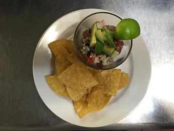 Product: Shrimp Ceviche - Sir Edmond Halley's in Myers Park - Charlotte, NC Hamburger Restaurants