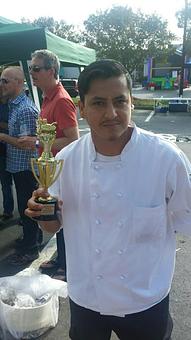 Product: 1st place for Jairo's Colorado Chili at the 2015 Dilworth/South End chili cook-off - Sir Edmond Halley's in Myers Park - Charlotte, NC Hamburger Restaurants