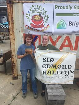 Product: Kiwanis Under The canopy Chili Cook Off - Sir Edmond Halley's in Myers Park - Charlotte, NC Hamburger Restaurants