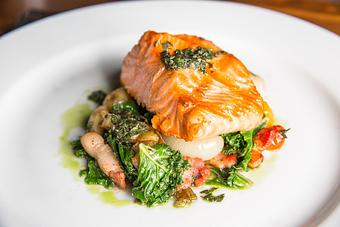 Product: Grilled New Zealand King Salmon - SKY Waikiki in Honolulu, HI Bars & Grills