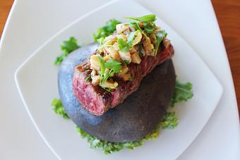 Product: Sizzling Steak on a Rock - SKY Waikiki in Honolulu, HI Bars & Grills