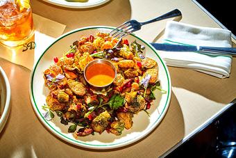Product: Soho Diner | Sweet & Spicy Brussels Sprouts - Soho Diner in SoHo, NY - New York, NY Diner Restaurants
