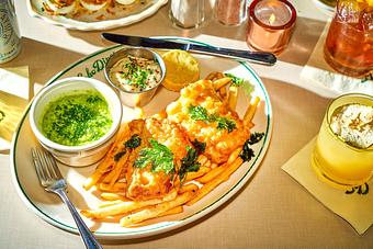 Product: Soho Diner Fish & Chips - Soho Diner in SoHo, NY - New York, NY Diner Restaurants