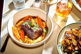 Product: Soho Diner Braised Short Rib Blue Plate Special - Soho Diner in SoHo, NY - New York, NY Diner Restaurants