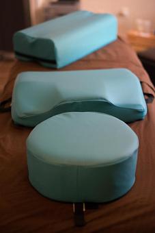 Product: Side Lying pillow system for prenatal and postpartum massage - South Philly Wellness in Philadelphia, PA Health Care Information & Services