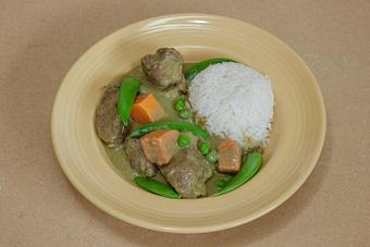 Product: Green Thai Curry, our most aromatic curry with lemon grass, basil, galangal and coconut milk. - Spice Restaurant in Truckee, CA American Restaurants Product: Green Thai Curry, our most aromatic curry with lemon grass, basil, galangal and coconut milk. - Spice Restaurant in Truckee, CA American Restaurants