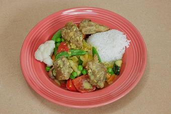 Product: Mild, coconut milk based yellow curry, so delicious! - Spice Restaurant in Truckee, CA American Restaurants Product: Mild, coconut milk based yellow curry, so delicious! - Spice Restaurant in Truckee, CA American Restaurants