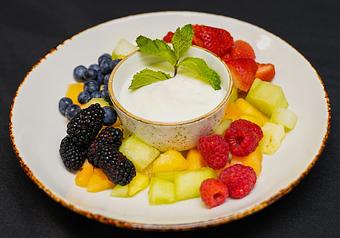 Product: Seasonal Fruit & Berries
Vanilla bean yogurt - Stables Ranch Grille - Restaurant-Reservations in Tubac, AZ American Restaurants
