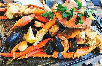 Product: Prawns, Mussels, Dungeness, King, and Snow Crab (serves 3-5) - Station 16 in Sacramento, CA Bars & Grills