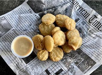 Product: Served with honey mustard - Steaming Tender in Palmer, MA American Restaurants