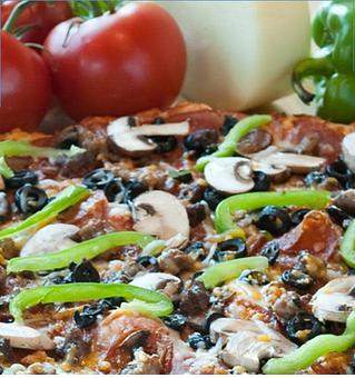 Product - Straw Hat Pizza - Mountain House in Tracy, CA American Restaurants