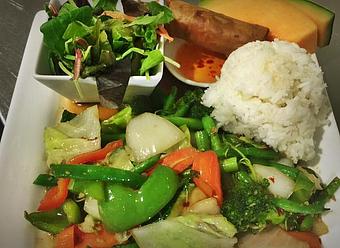 Product: Hot Basil with Veggies - Supannee House of Thai in San Diego, CA Seafood Restaurants