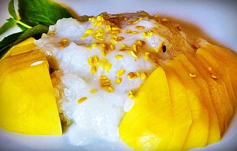 Product: Mango and Sweet Sticky Rice - Supannee House of Thai in San Diego, CA Seafood Restaurants