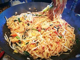 Product: Pad Thai Noodle with Shrimp - Supannee House of Thai in San Diego, CA Seafood Restaurants