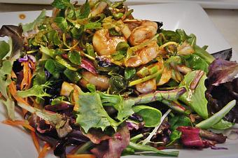 Product: Naked Shrimp Salad - Supannee House of Thai in San Diego, CA Seafood Restaurants